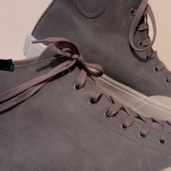 ALLSAINTS Dumont High Top Suede Trainers NEW WITHOUT BOX - Picture 9 of 13